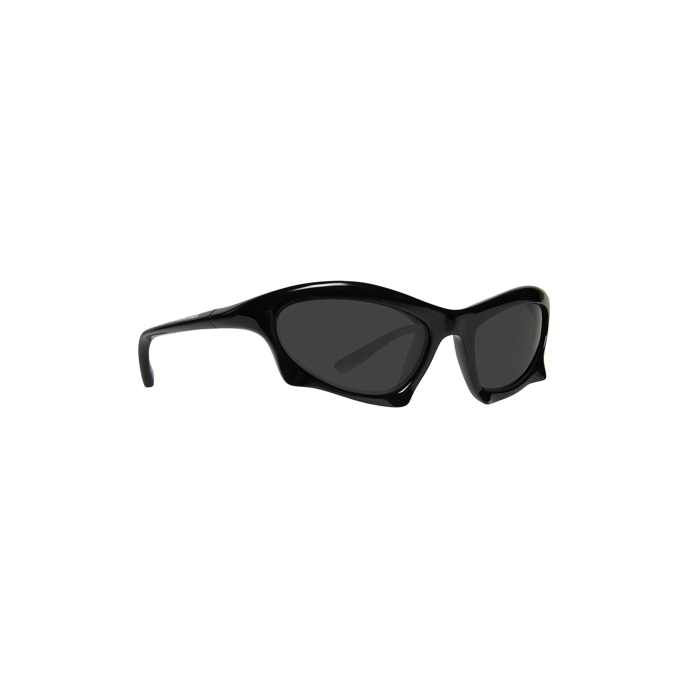 Bat Rectangle Sunglasses in Black - Image 6